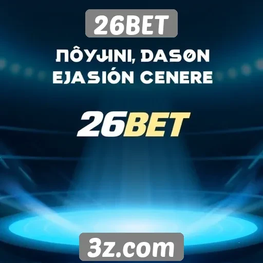 Promoções e bônus atraentes do site 26BET