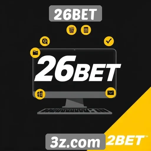 Exame das funcionalidades disponíveis no site 26BET