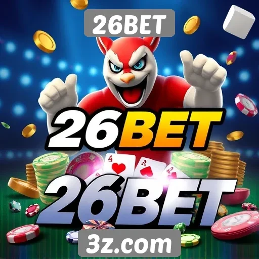 Visão geral das ofertas de jogos no 26BET