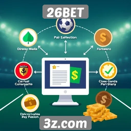 Como funciona o sistema de pagamento no 26BET