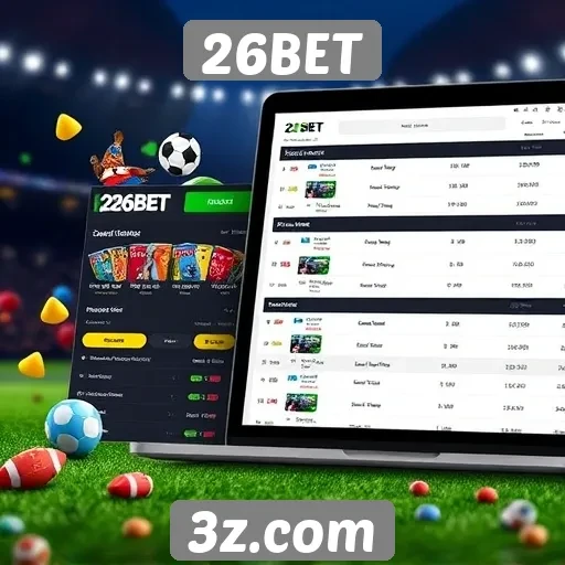 Experiência do usuário na plataforma 26BET