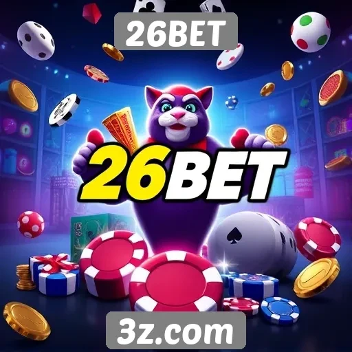 Variedade de jogos disponíveis na plataforma 26BET